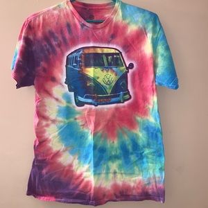 tye-dyed Volkswagen Bus graphic tee